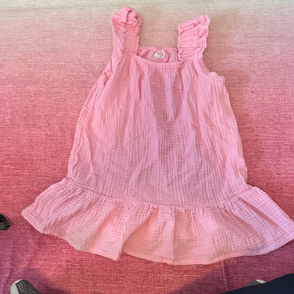 Wonder Nation Pink Ruffle Tank Top